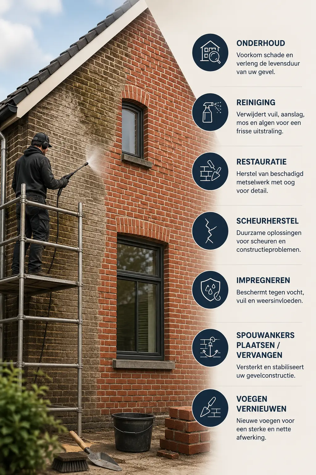 Geveldiensten prijzen en kostenindicatie