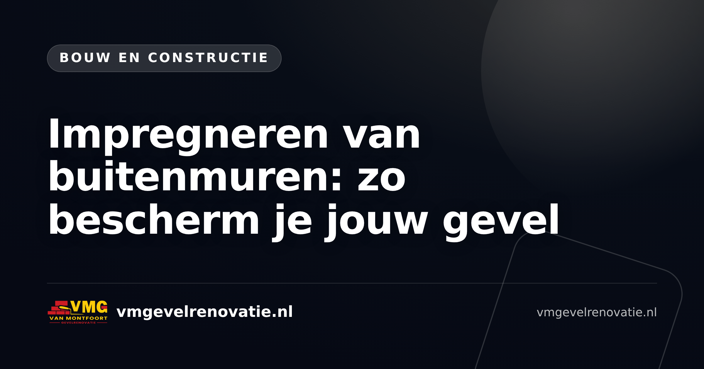 Impregneren van buitenmuren: zo bescherm je jouw gevel