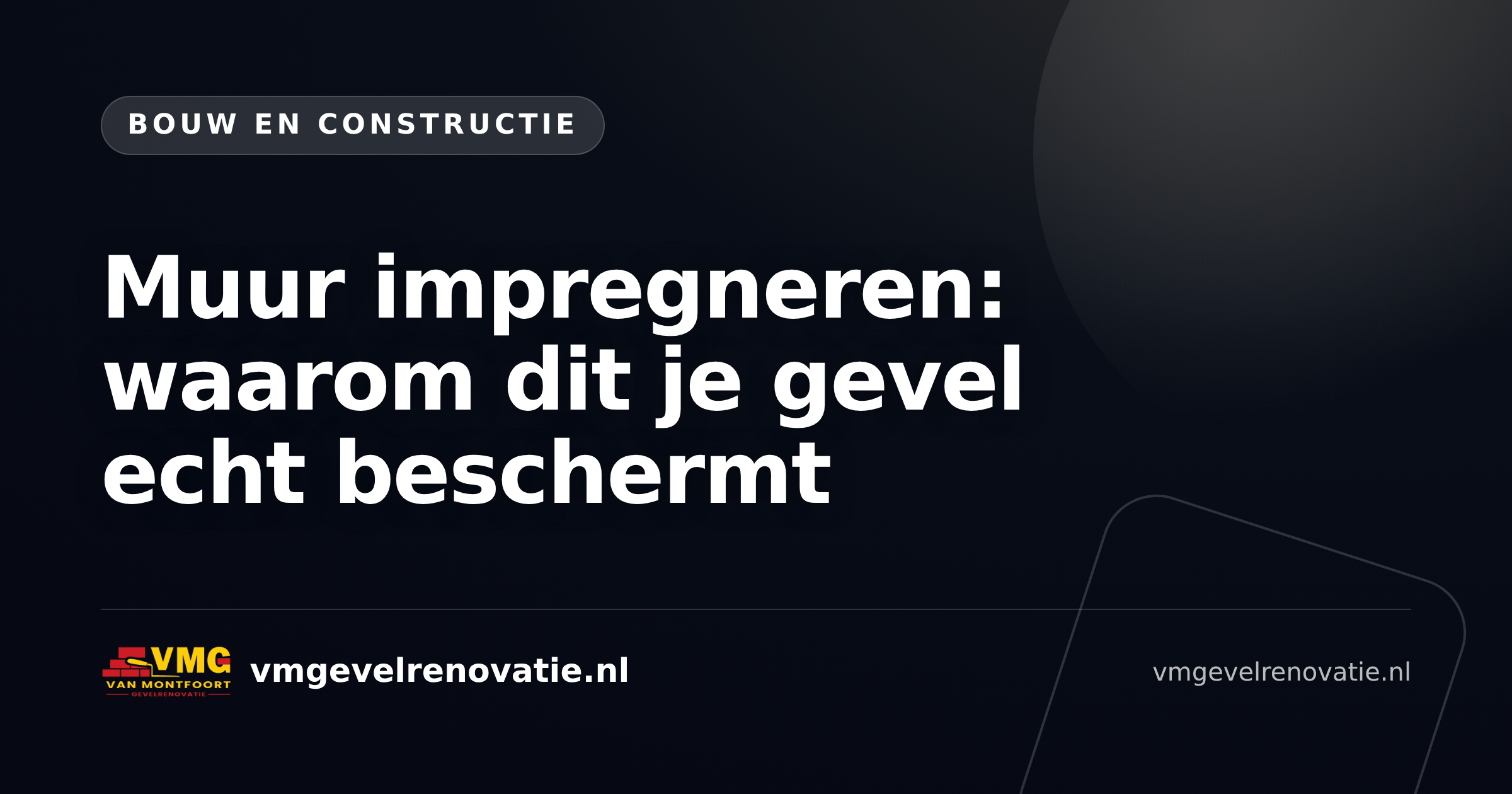 Muur impregneren: waarom dit je gevel echt beschermt