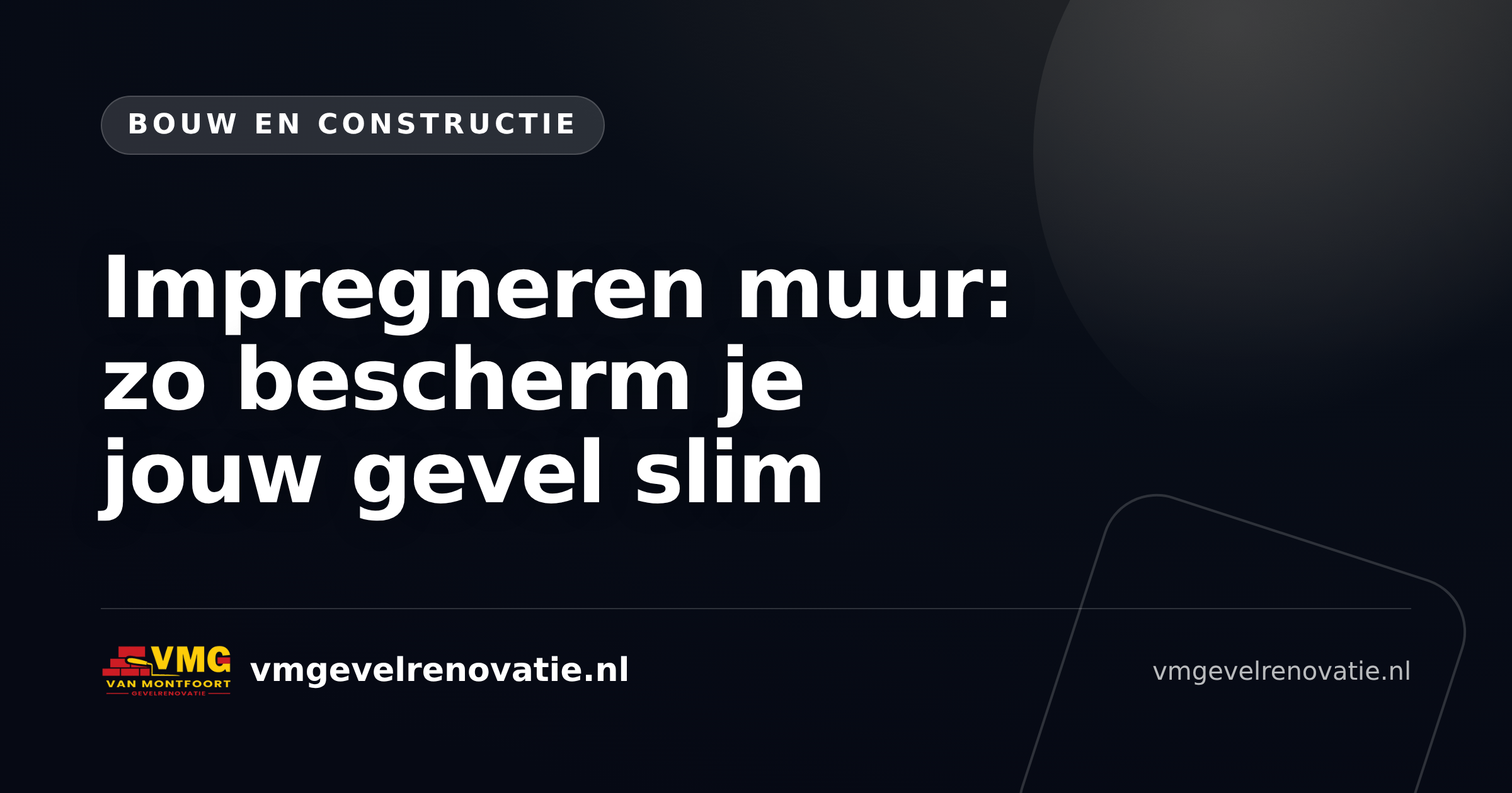 Impregneren muur: zo bescherm je jouw gevel slim