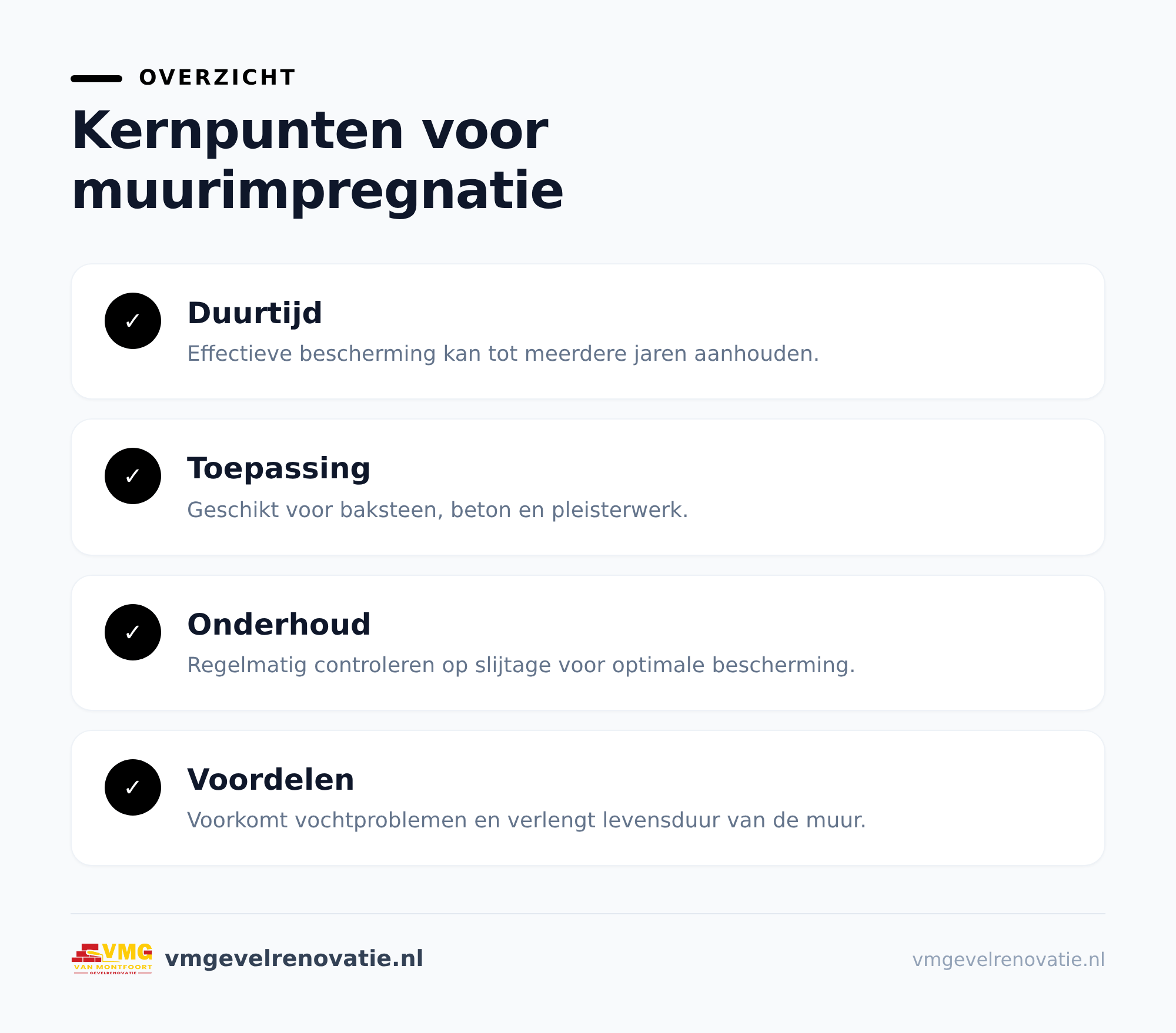 Wanneer is een muur impregneren slim?