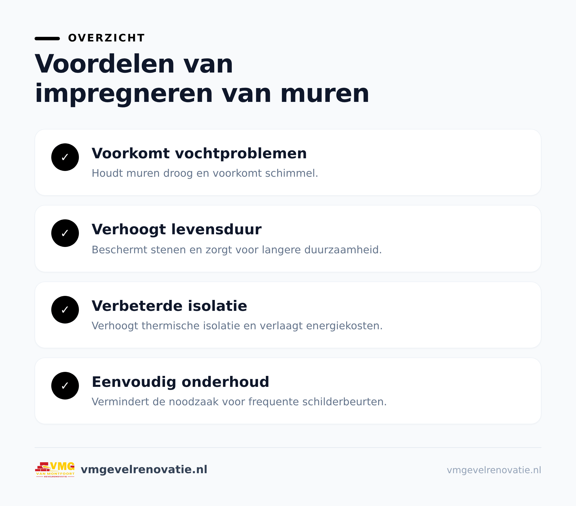 Wanneer is het impregneren van muren verstandig?
