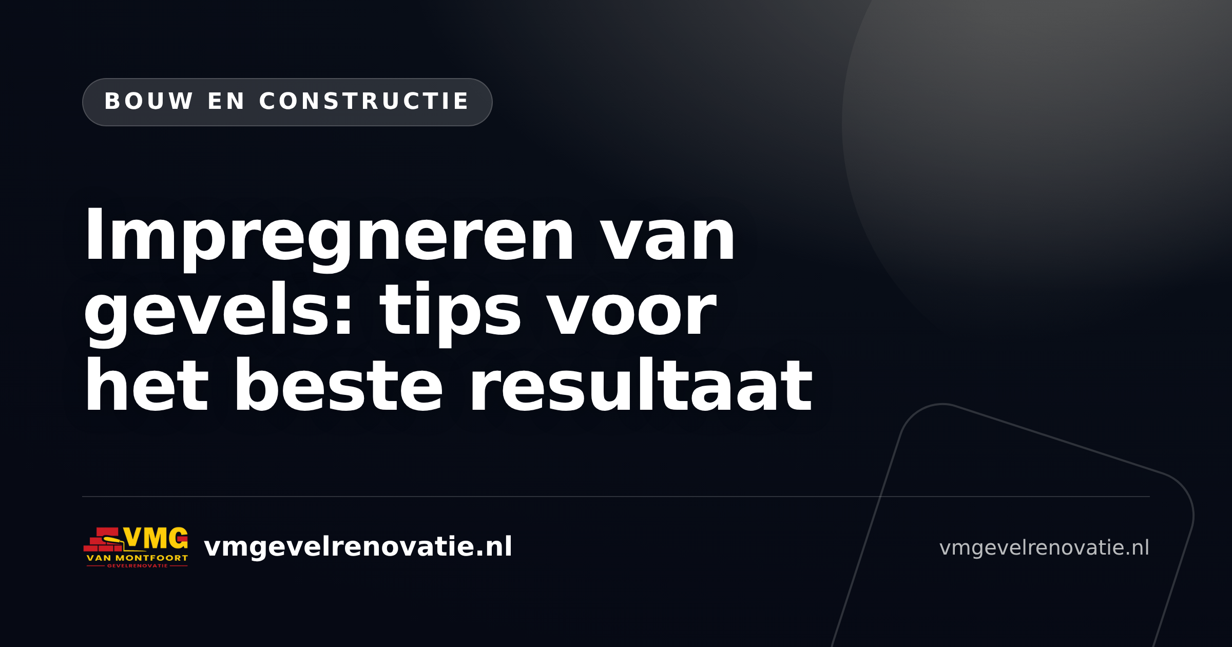 Impregneren van gevels: tips voor het beste resultaat