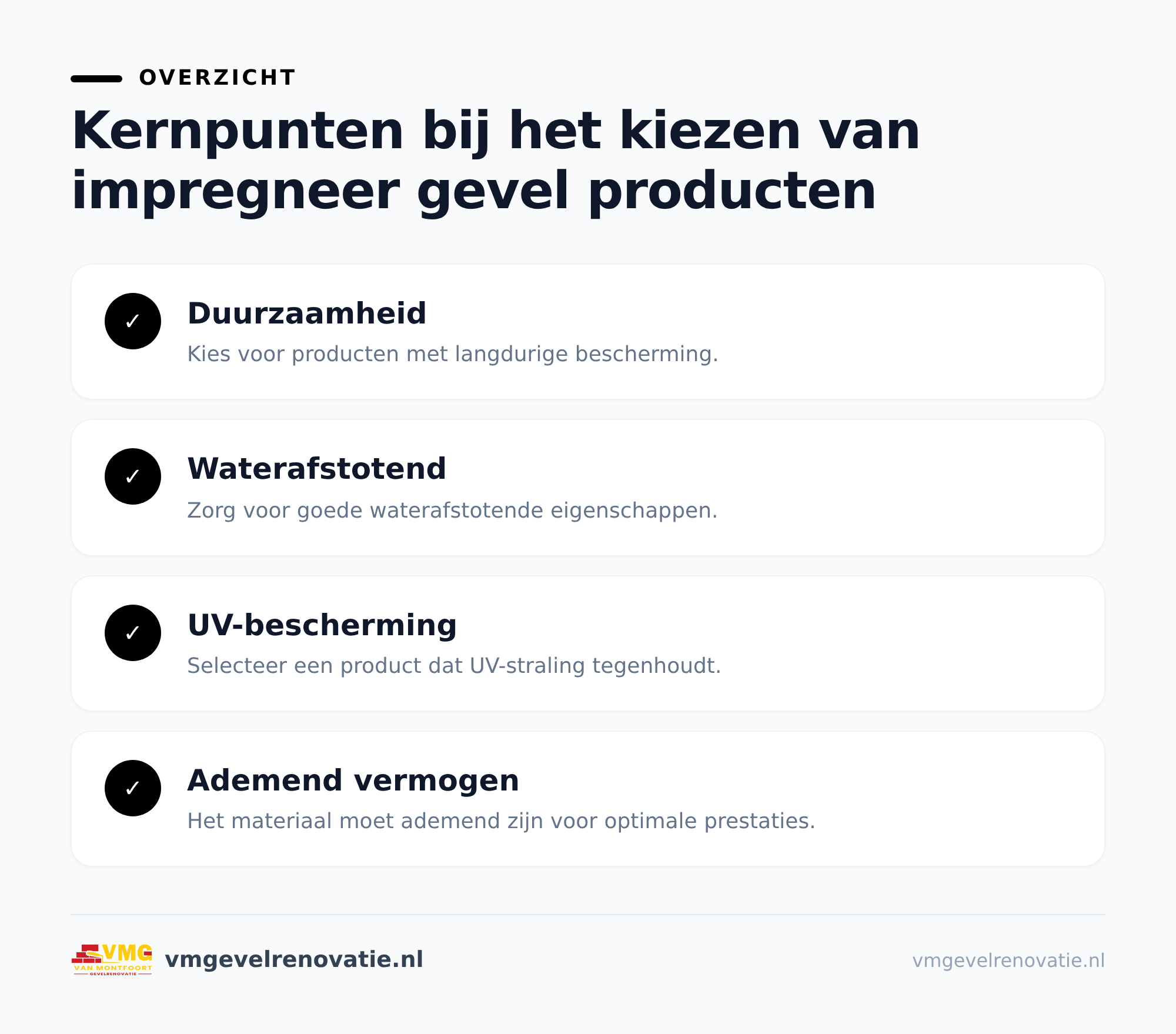 Vergelijking: welk impregneer gevel product kies je?