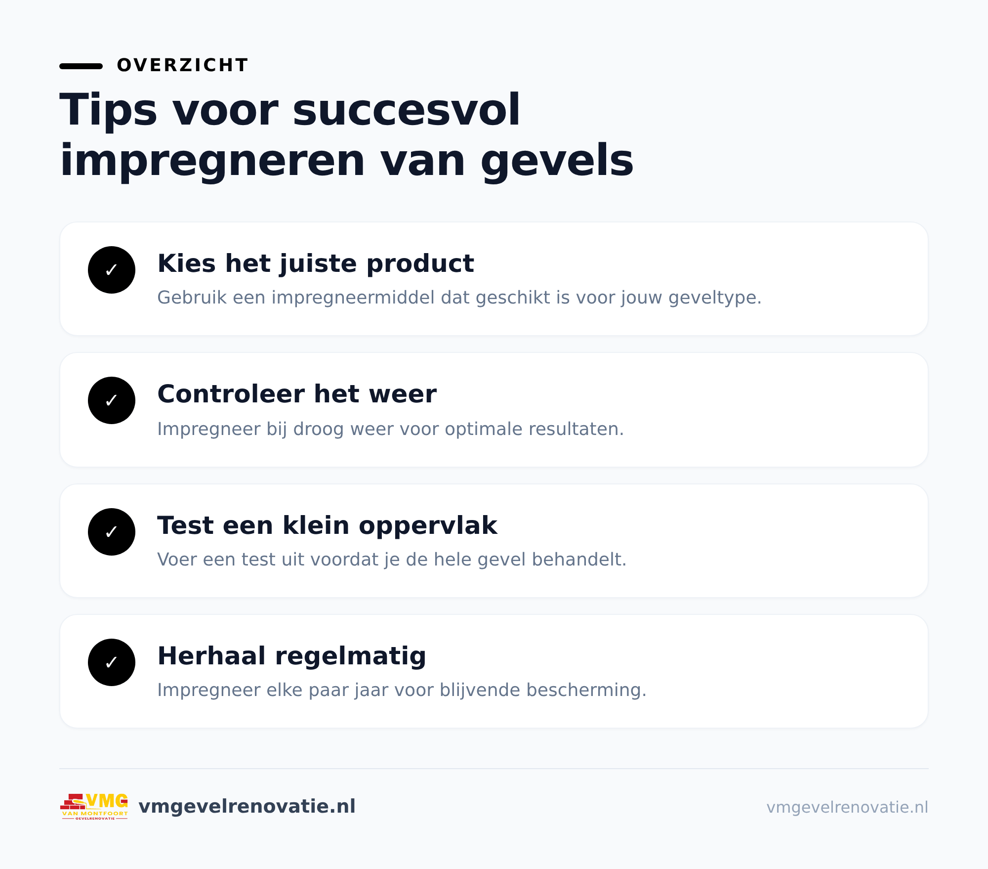 Wanneer is impregneren van gevels een goed idee?