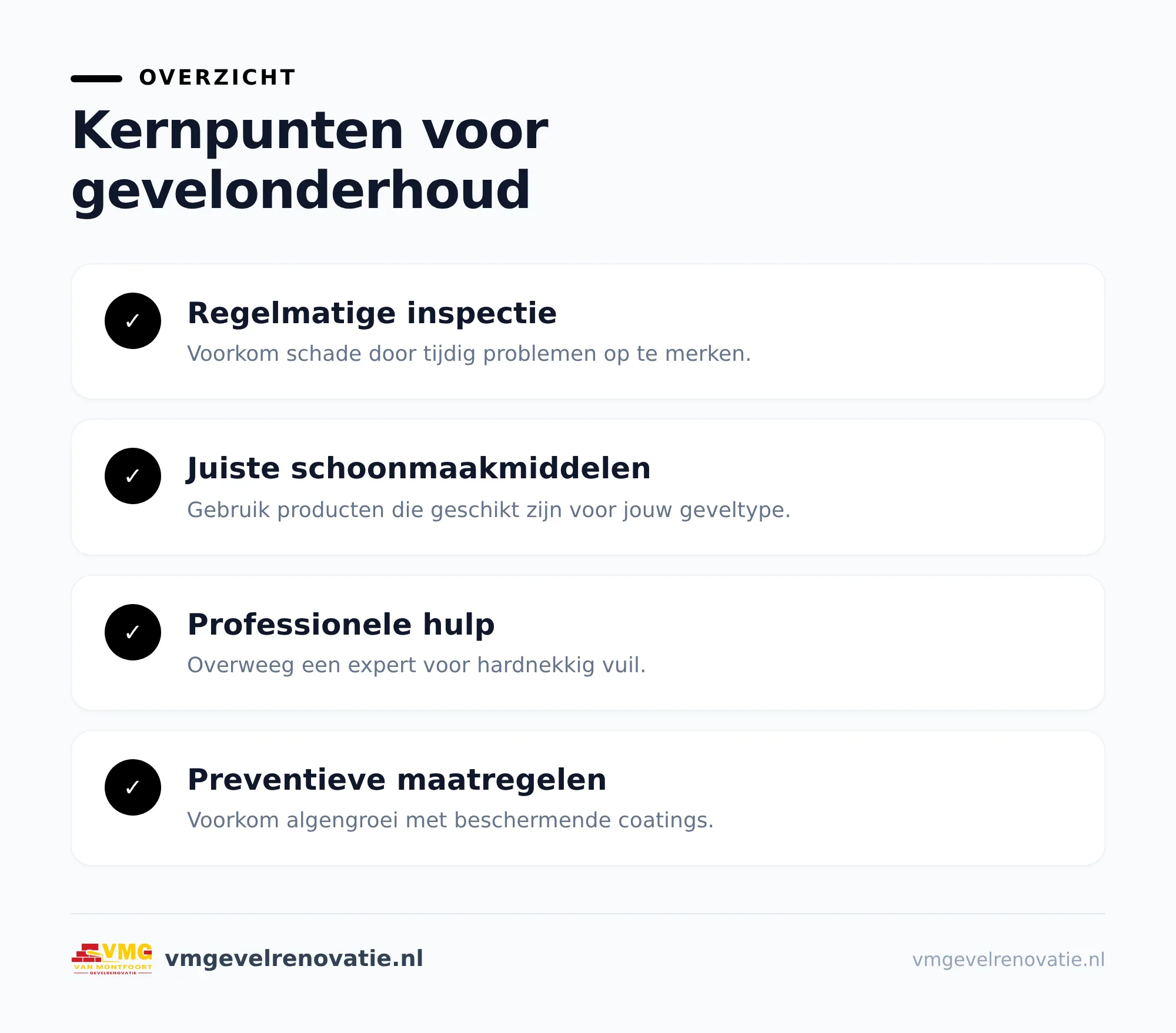 Welke vervuiling zit er op je gevel?
