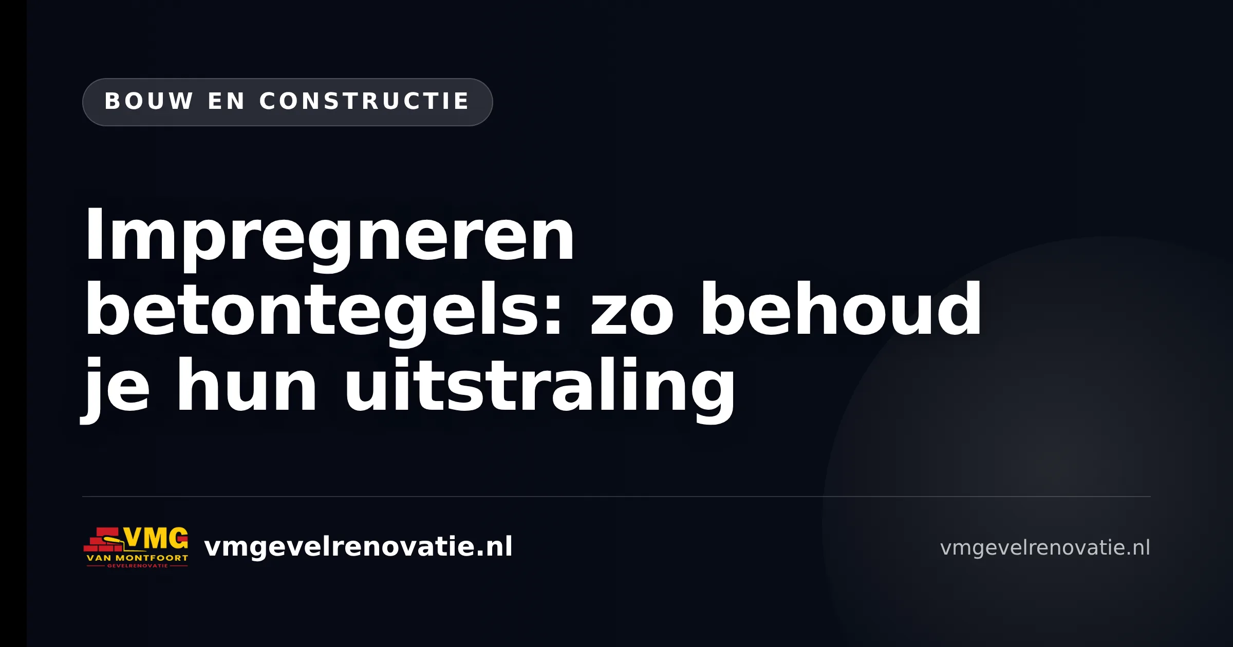 Impregneren betontegels: zo behoud je hun uitstraling