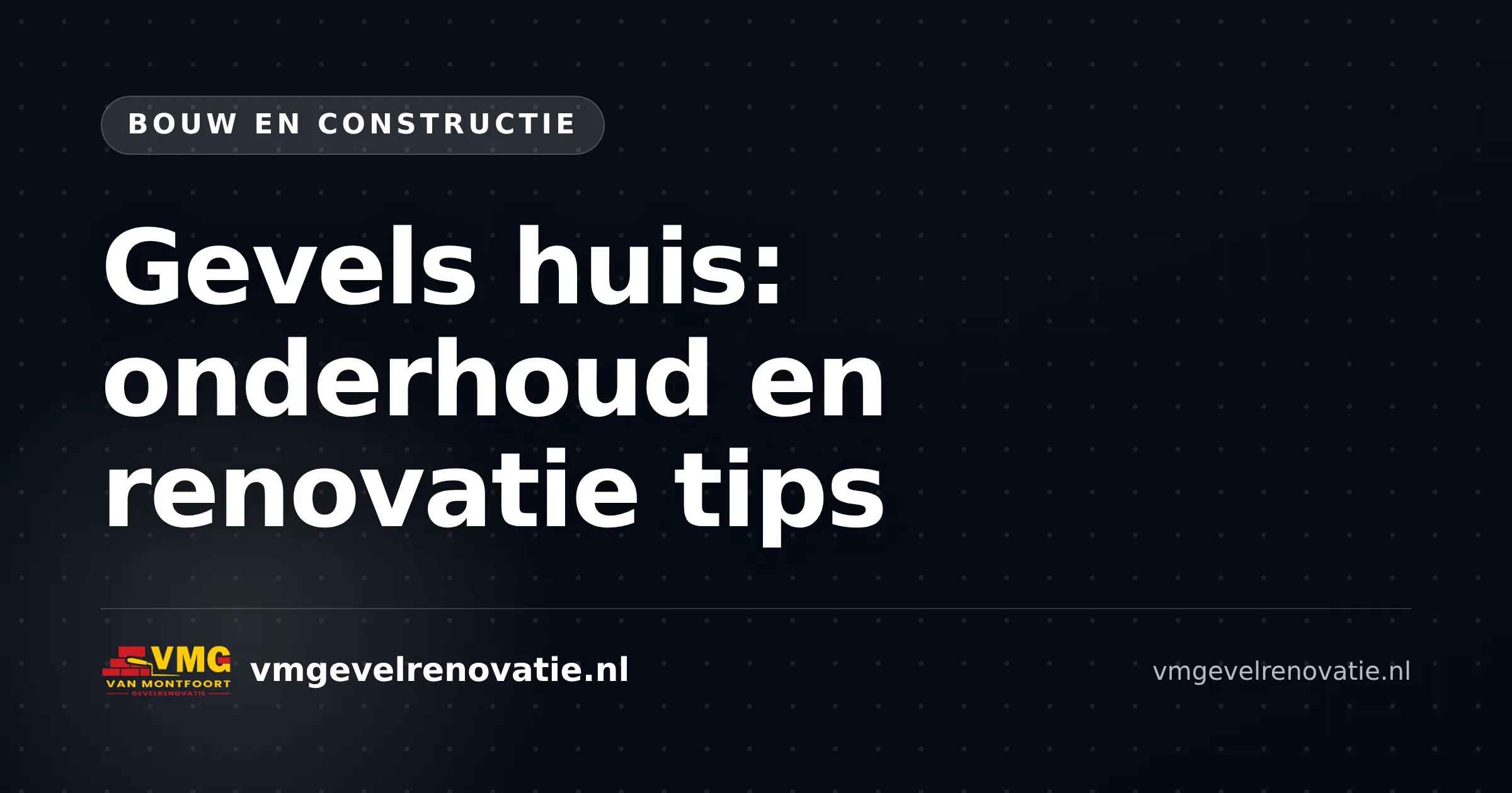 Gevels huis met nette gevel, frisse voegen en een specialist die onderhoud controleert