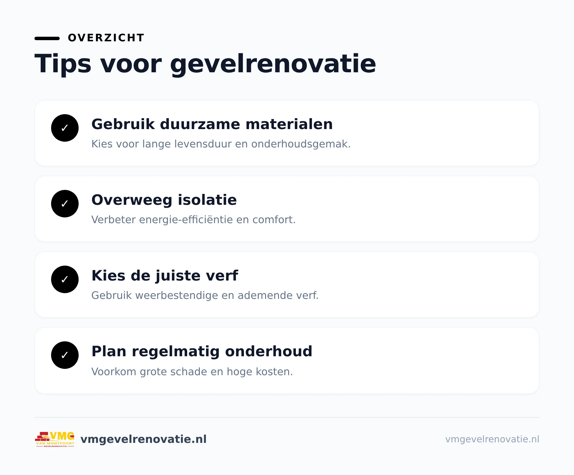 Wanneer hebben de gevels van je huis onderhoud nodig?