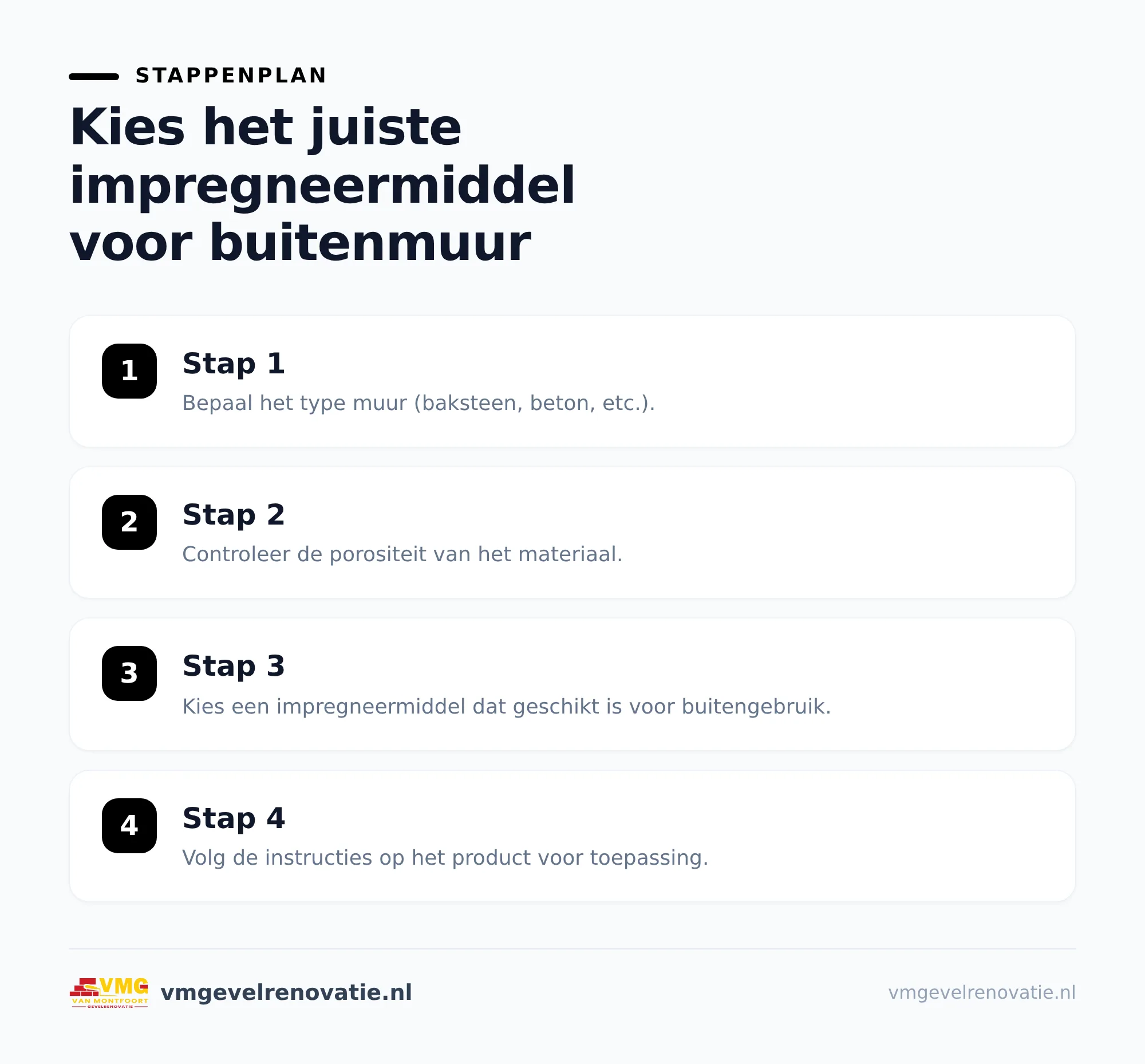 Welke soorten impregneermiddel voor je buitenmuur zijn er?