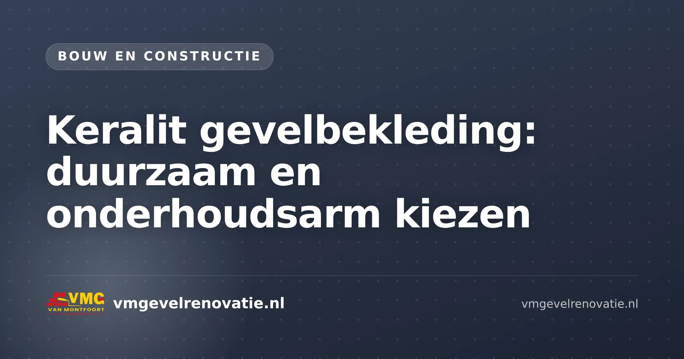 Keralit gevelbekleding op een moderne woning met strakke, onderhoudsarme gevelafwerking